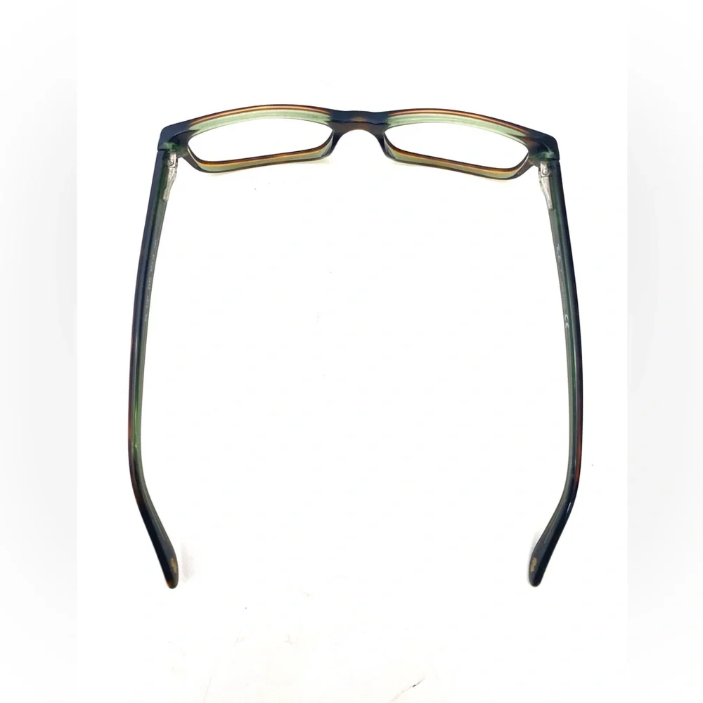 Ray-Ban Women's Havana on Green Rectangular Shaped Eyeglasses RB 5187 2445